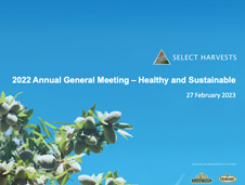 Select Harvests 2022 AGM Presentation