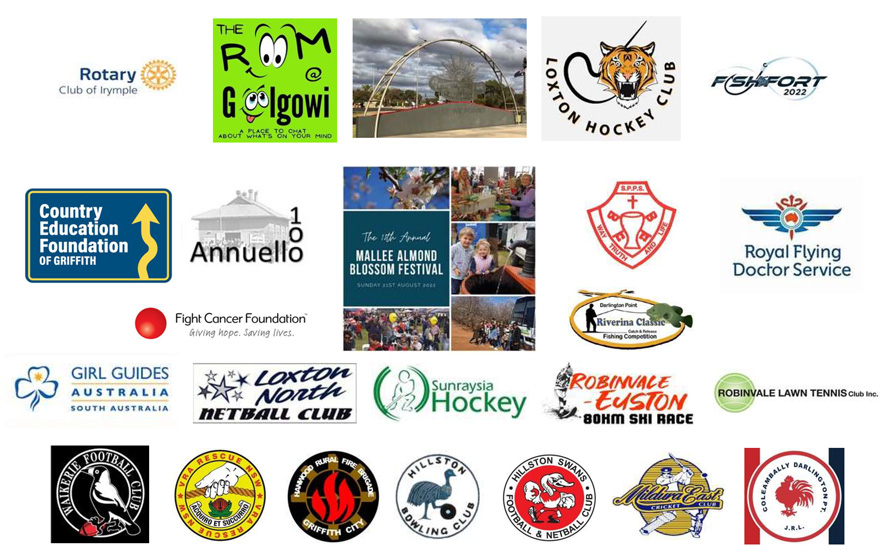 Community Donations Program logos