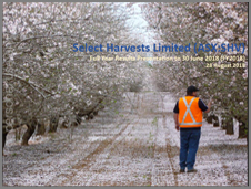 Select Harvests Full Year Results 2018