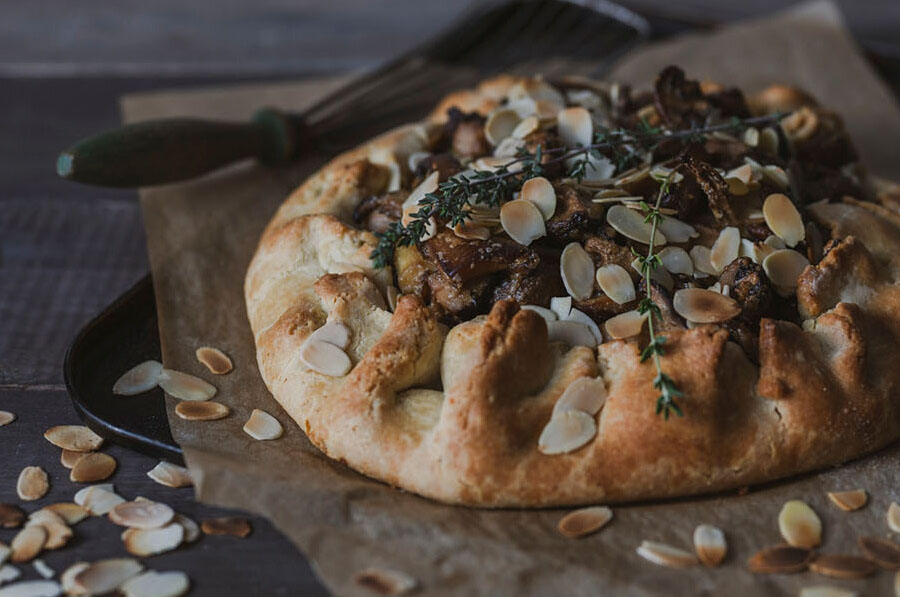 Wild-mushroom-almond-galette-recipe-900×597